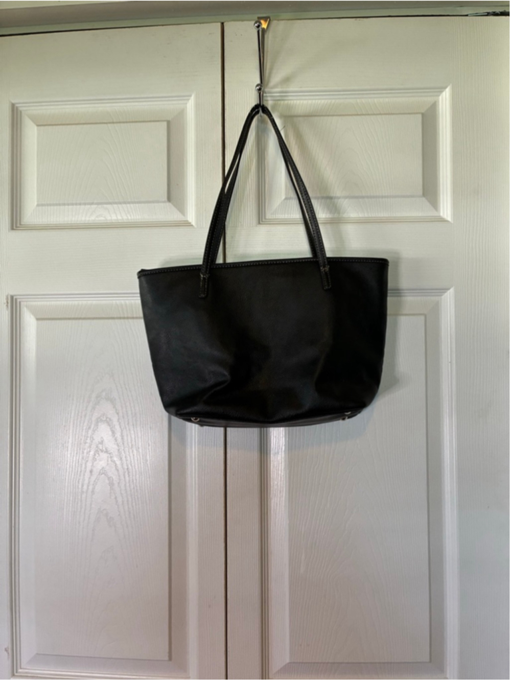 Women's Nine West Black Tote Bag One Size - Picture 3 of 4